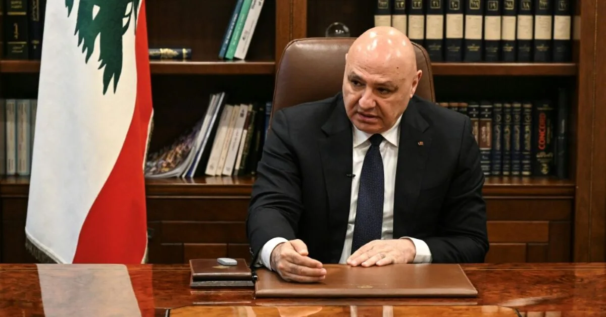 Der Präsident des Libanon fordert ein Sicherheitsabkommen mit Israel und die Entwaffnung der Hisbollah ohne Konflikte