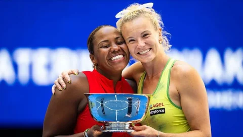 Katerina Siniakova and Taylor Townsend; Double Grand Slam Champions in New York
