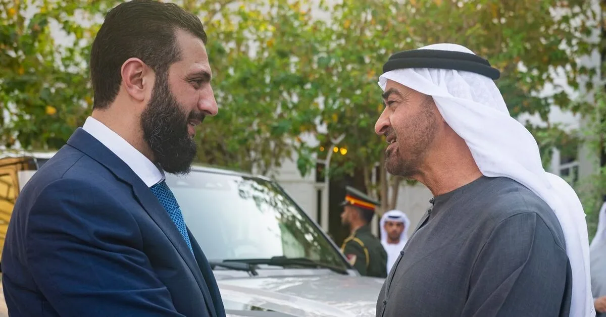 Meeting of the Syrian President with the President of the UAE to Strengthen Economic Relations