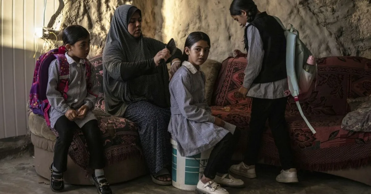 Umwandlung von Höhlen in Häuser in Palästina nach israelischen Zerstörungen
