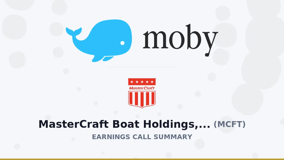 سودهای خیرهکننده MasterCraft Boat Holdings در فصل چهارم 2026