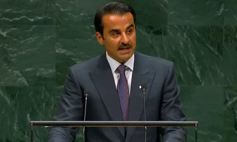شیخ تمیم خواستار دیپلماسی و گفتگو در اجلاس عمومی سازمان ملل شد