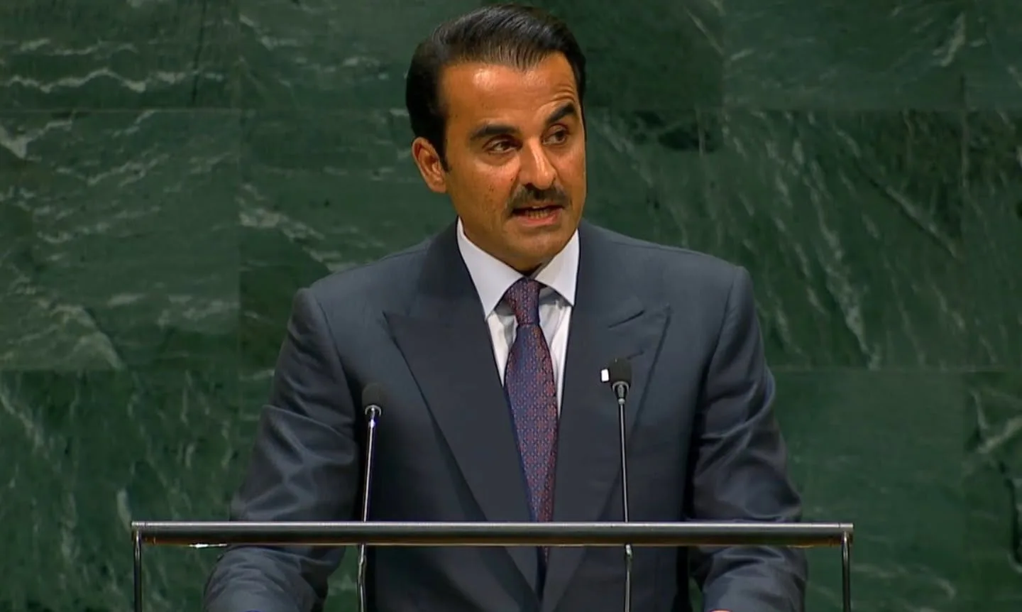 شیخ تمیم خواستار دیپلماسی و گفتگو در اجلاس عمومی سازمان ملل شد