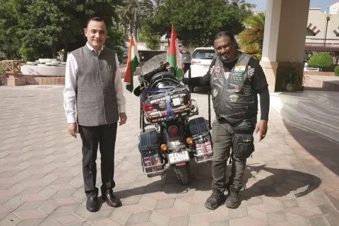 A 39,000 Kilometer Journey of an Indian Biker to Oman