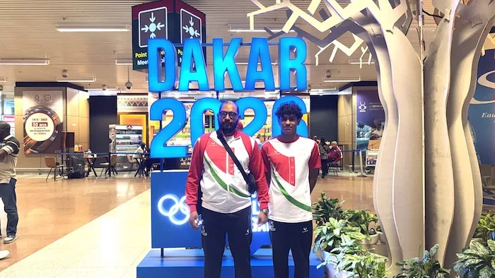 حضور شنایگر عمانی حامد بن سلیمان الهاسنی در المپیک جوانان داکار 2026