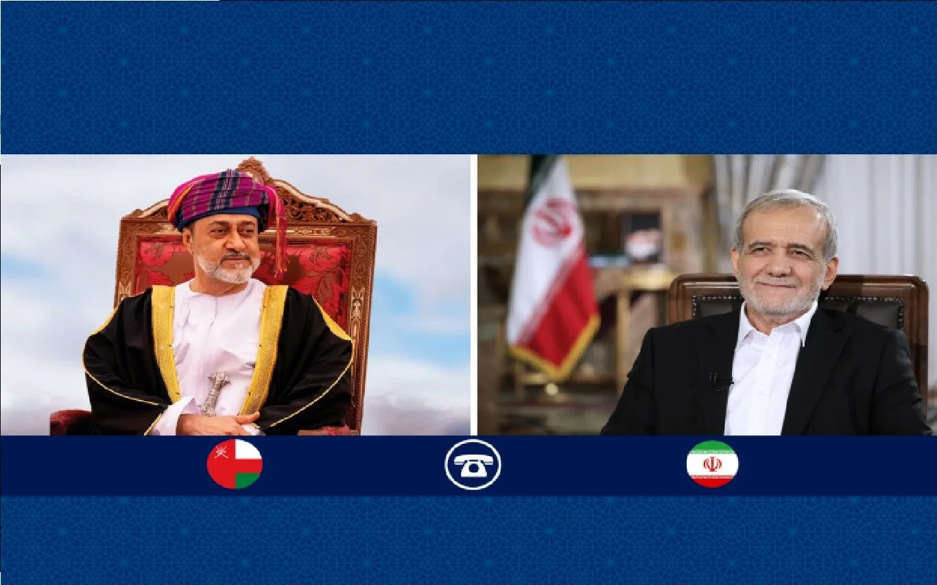 گفت‌وگوی مسعود پزشکیان با سلطان عمان در خصوص تقویت روابط