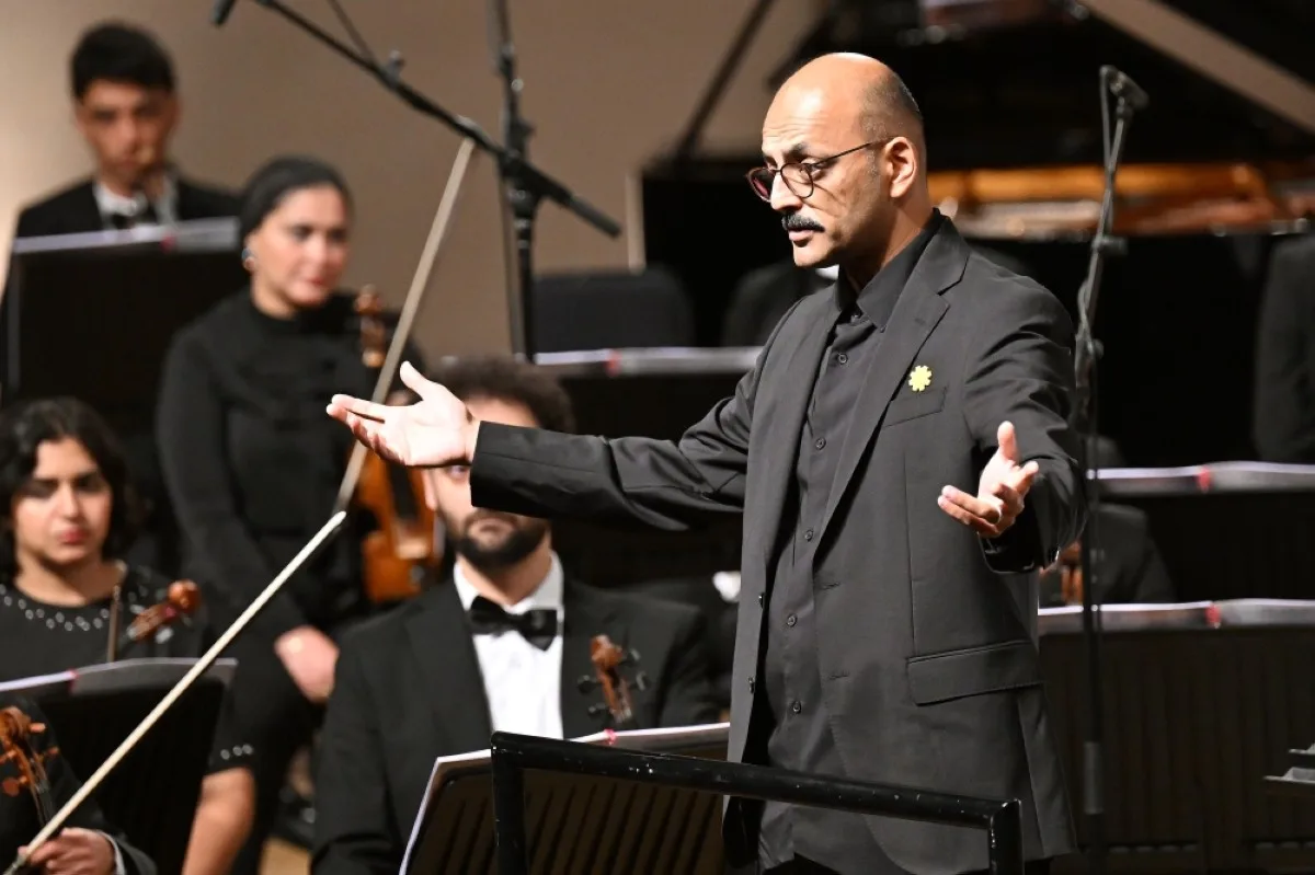 Nawaf Al-Ghareeba, Kuwaiti composer, enchanted audiences with his symphonic concert