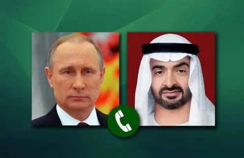 Phone Conversation Between Vladimir Putin and Mohammed bin Zayed on Gulf Developments