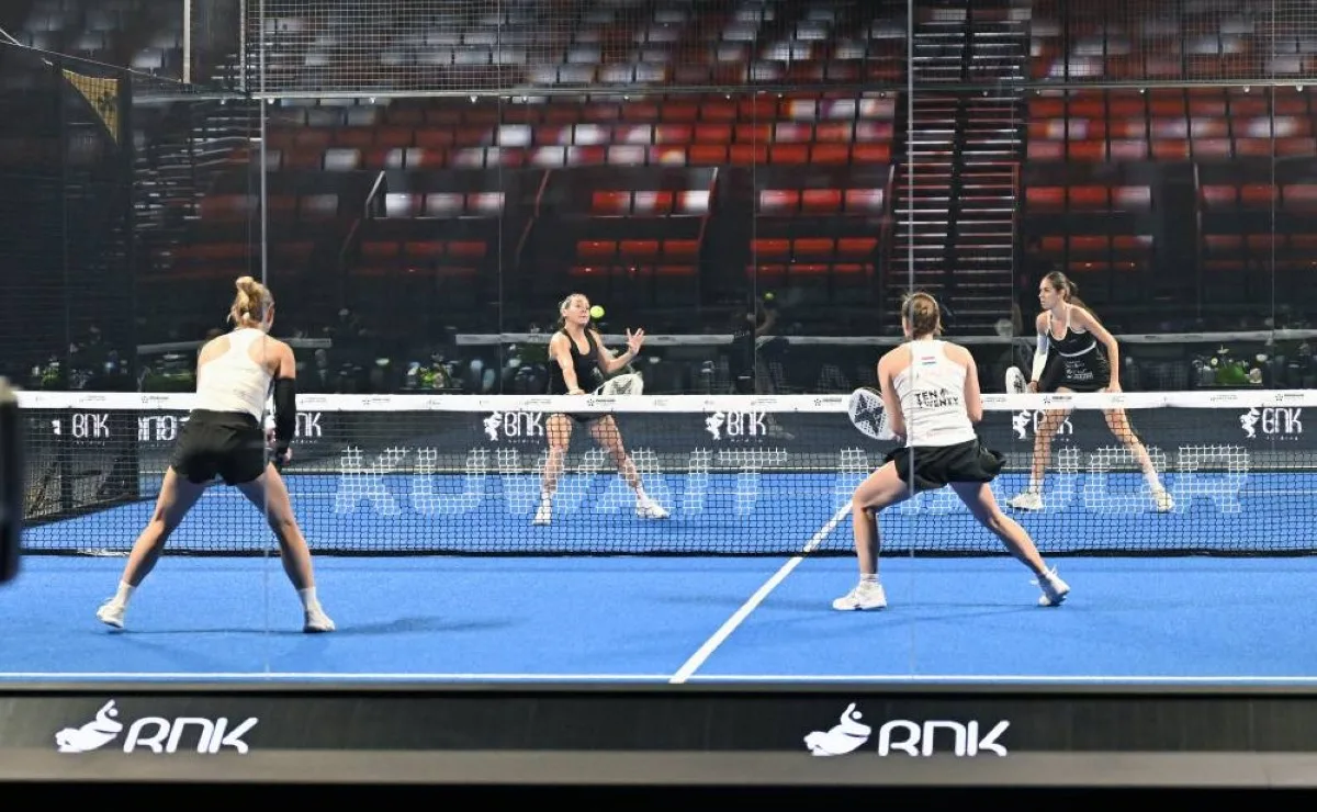 Dlal Al-Fares and Elena Bastante's presence at the padel competitions in Kuwait