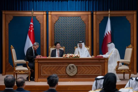 قطر به شریک استراتژیک دوم سنگاپور در خاورمیانه تبدیل می‌شود