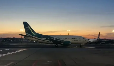 Return of Caspian Airlines Boeing to Iran After Release from Detention in Turkey