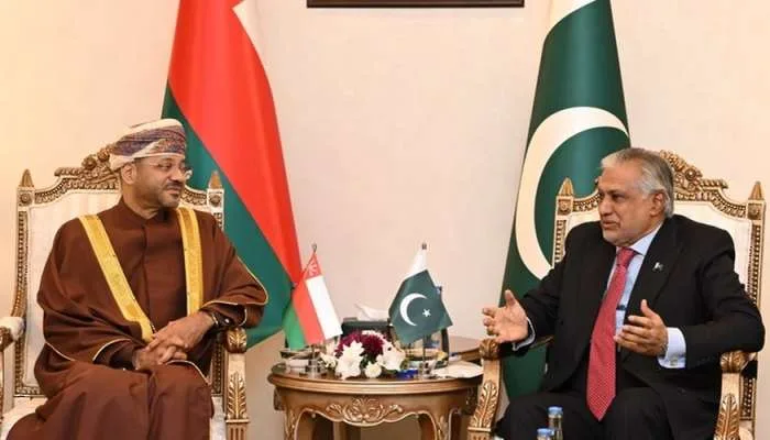 دیدار وزیر امور خارجه عمان با معاون نخست‌وزیر و وزیر امور خارجه پاکستان