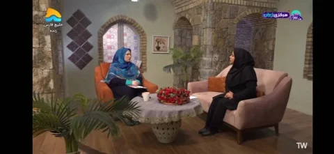 حضور الهام زندآسا در برنامه تلویزیونی «سرپناه» شبکه خلیج فارس