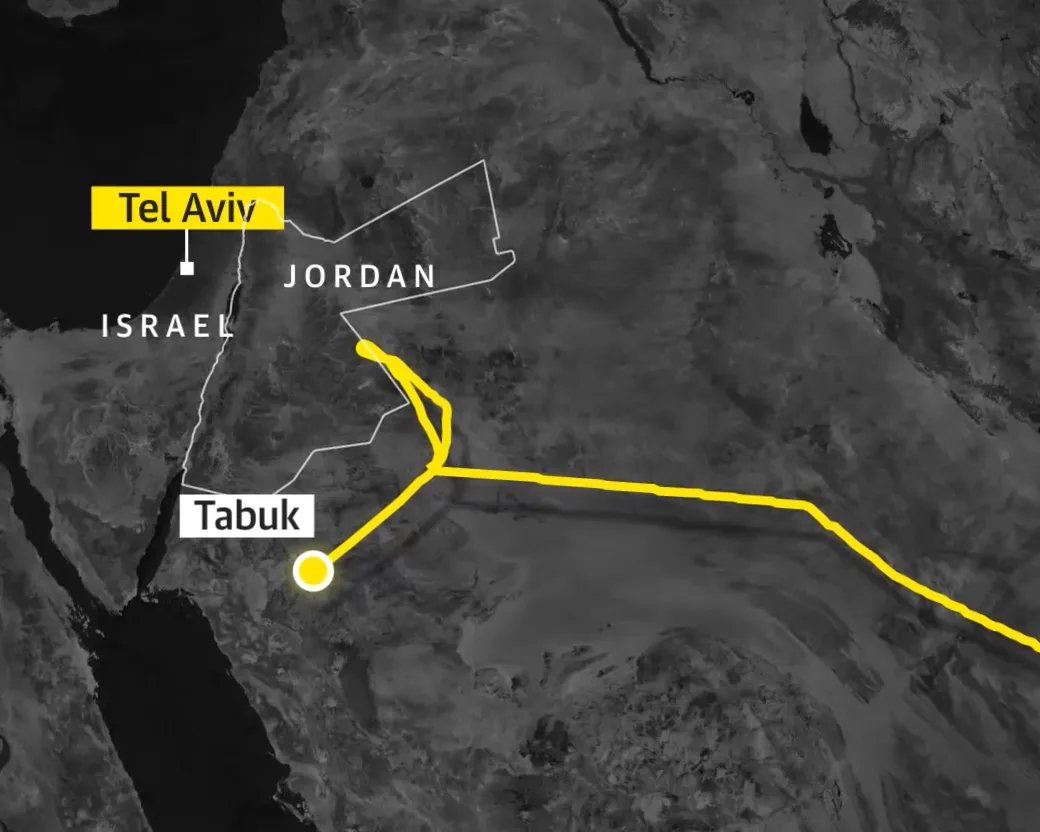فرود اضطراری پرواز فلای دبی به مقصد اسرائیل در عربستان