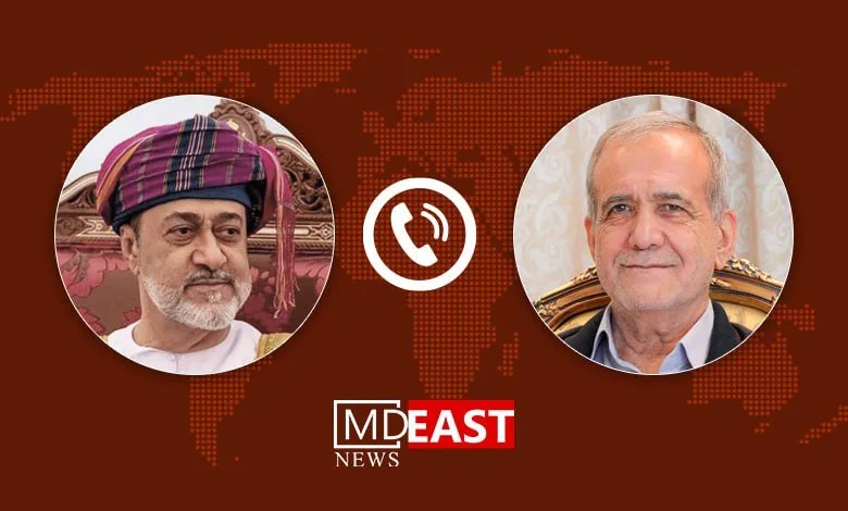 گفت‌وگوی مسعود پزشکیان با هیثم بن طارق سلطان عمان