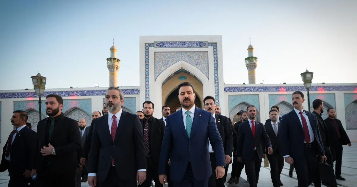 دیدار نخست وزیر عراق علی الزیدی با رئیس جمهور سوریه احمد الشرع