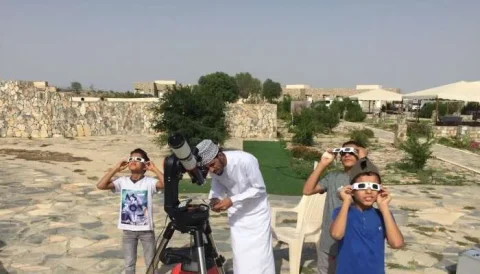 Celebration of World Space Week by the Astronomy and Space Society in Oman