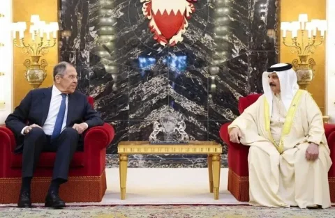 Meeting of the Russian Foreign Minister with the King of Bahrain in Manama